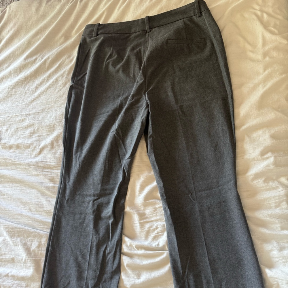Zara Gray Dress Pants Straight Leg